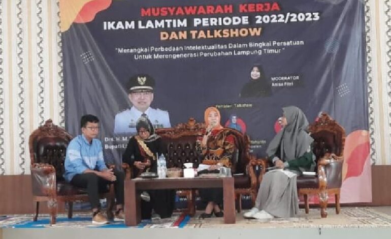  Ikam Lamtim Dilantik, Gelar Wicara Kewirausahaan Tingkatkan Kreativitas Pengurus
