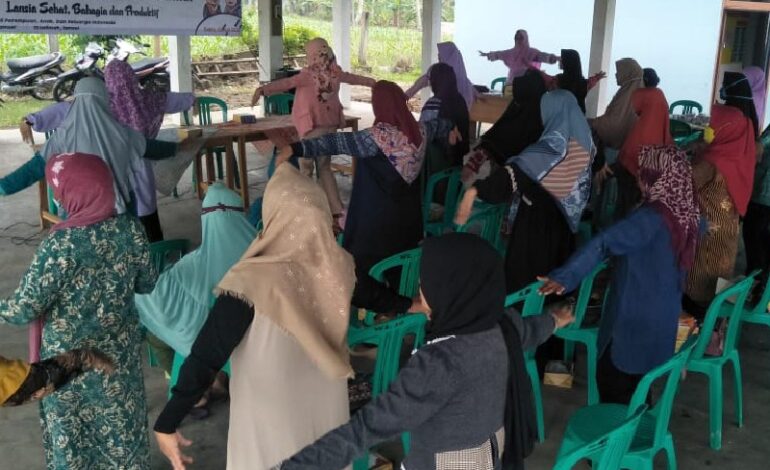  Puluhan Lansia Kalianda Ikut Salsa Inisiasi Salimah Lampung Selatan