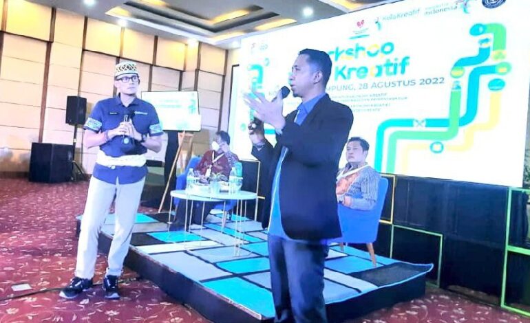  Jumpa Menteri Sandiaga Uno, Ketua Gekrafs Lampung Handrie Kurniawan Sampaikan Poin-Poin Ini