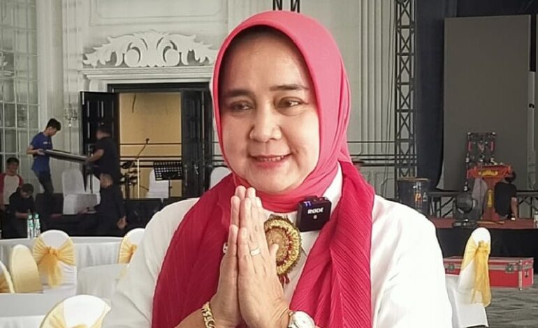  Ketua Dekranasda Provinsi Lampung Tinjau Persiapan Gelaran Malam Nusantara 2022