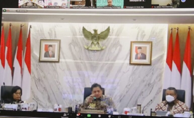  Sekda Lampung Fahrizal Darminto Ikuti Rakor Tim Pengendali Inflasi, Simak Paparan Menko Perekonomian Airlangga Hartarto