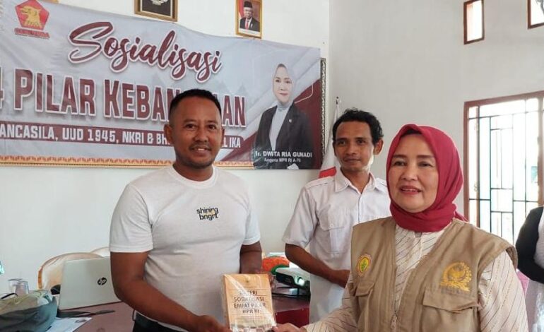  Sosialisasi 4 Pilar, Anggota DPR Asal Lampung Dwita Ria Minta Kader Jaga NKRI
