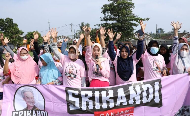  Srikandi Ganjar Lampung Bakti Sosial di Kota Metro