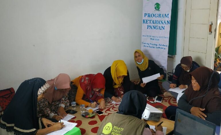  IZI Lampung-YBM PLN Kerja Sama Gagas Program Ketahanan Pangan Melalui KWT Barokah