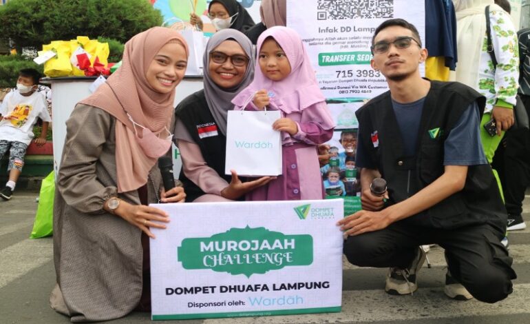  Peserta Murojaah Challenge Dompet Dhuafa Lampung Antusias Tes Hafalan dengan Mega Diana Zamzam