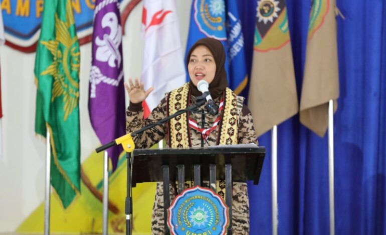  Ketua Kwarda Pramuka Chusnunia Chalim Buka Kemah Bakti Racana Muhammadiyah Nasional VI