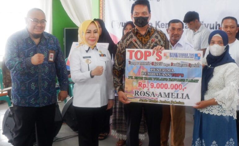 OJK Lampung Tumpas Rentenir dengan Pembiayaan Syariah, 4 Desa Inklusi Keuangan Tubaba Diresmikan