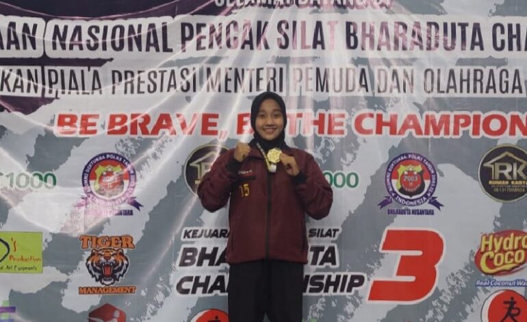  Natasya Ayu Ramadhani Mahasiswi PTS Terbaik ASEAN Universitas Teknokrat Indonesia Raih Emas Bharaduta Championship III Piala Menpora