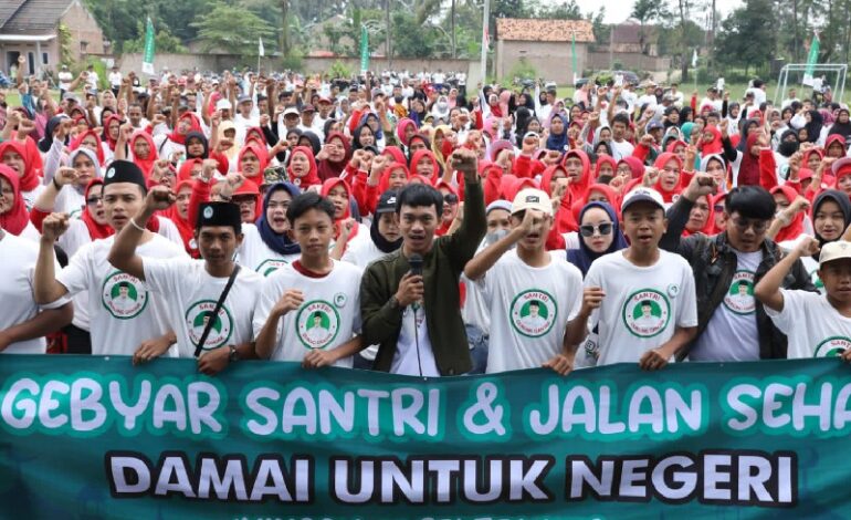  Ribuan Santri-Masyarakat Lampung Selatan Suarakan Ganjar Presiden 2024