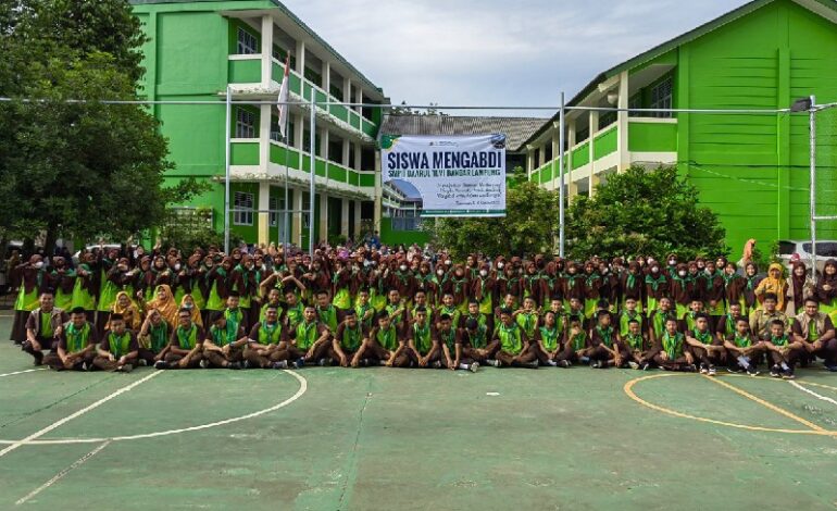  SMP IT Daarul Ilmi Kirim Siswa Mengabdi di Desa Trimulyo Padang Cermin Pesawaran