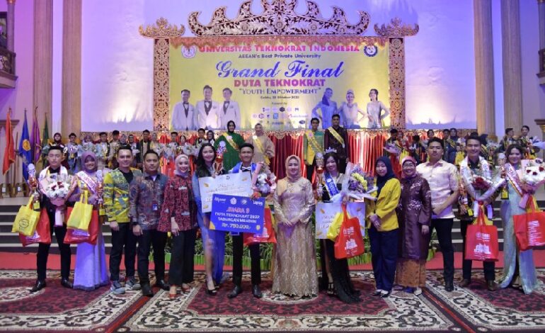  PTS Terbaik ASEAN Universitas Teknokrat Indonesia Gelar Pemilihan Duta, Andi Raffly dan Suci Herpangesti Terpilih