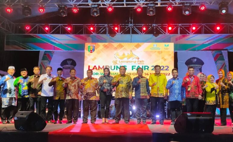  Hadiri Pembukaan Lampung Fair, Abdul Hakim Dukung UMKM Naik Kelas