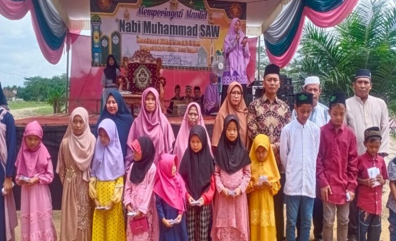 Salimah Tanjungraya Mesuji Maknai Maulid Nabi dengan Santuni Yatim