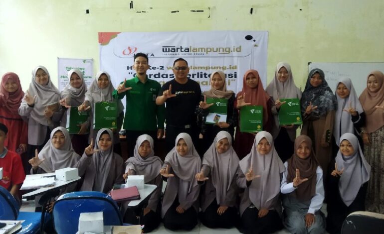  HUT Ke-2 Wartalampung.id, Gandeng Dompet Dhuafa Lokakarya Jurnalistik UIN Raden Intan Lampung