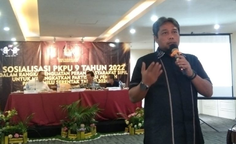  KPU Bandar Lampung Sosialisasikan PKPU 9 Tahun 2022
