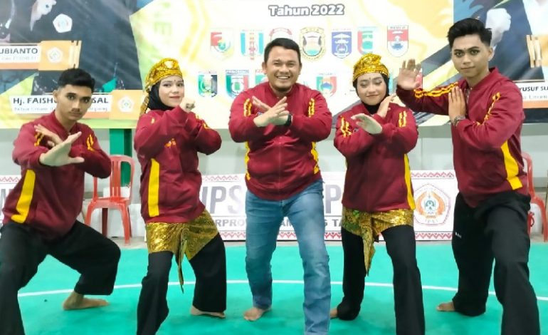  Porprov IX: Pesilat Lampung Selatan Raih 2 Emas Seni Ganda Putra dan Putri