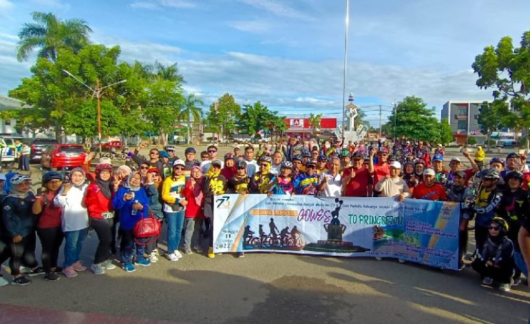  Kagama Lampung Gowes ke Way Sekampung, Heri Iswahyudi Minta Kontribusi Kembangkan Potensi Wisata