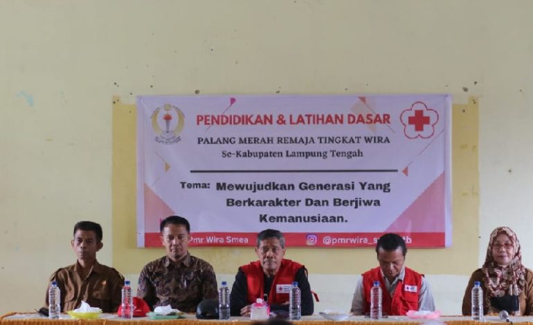  SMKN 1 Terbanggi Besar Tuan Rumah Diklatsar PMR Wira Se-Lampung Tengah
