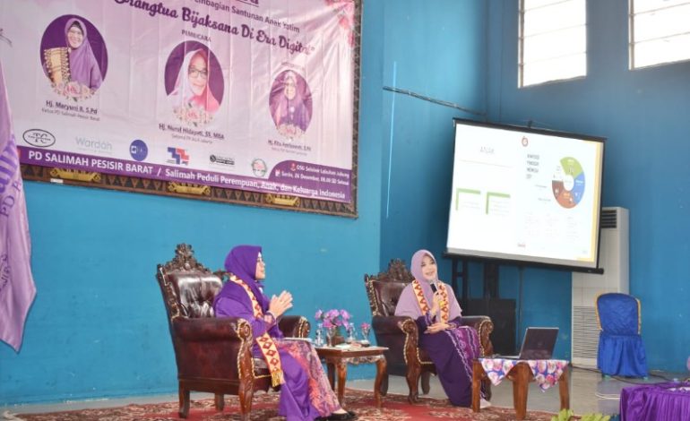  Salimah Pesisir Barat Gebyar Hari Ibu, Total Donasi untuk Anak Asuh Rp15,27 Juta