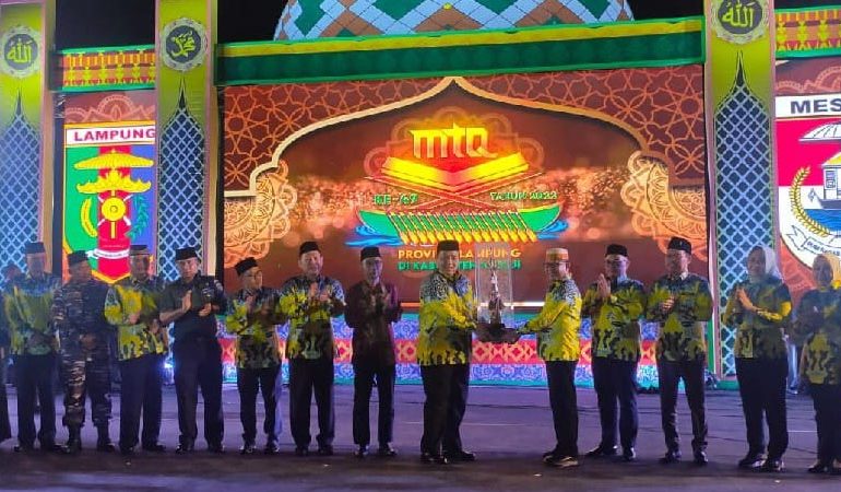 Abdul Hakim Hadiri Pembukaan MTQ Ke-48 di Mesuji, Harap Lahirkan Qari Qariah Terbaik