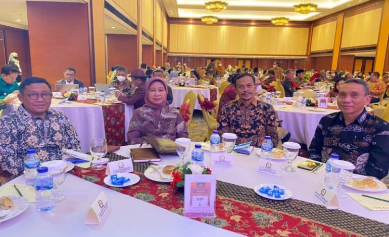  Rektor Unila Lusmeilia Afriani Rakor di Badan Keahlian DPR RI