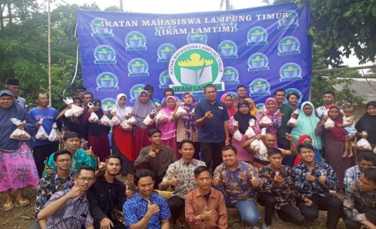  Ikatan Mahasiswa Lampung Timur Bina Desa Sindanganom Sekampung Udik