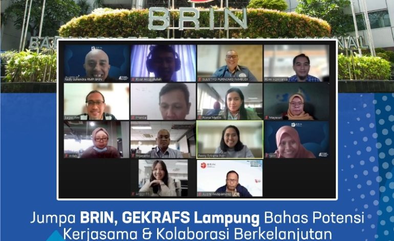  Gekrafs Lampung Gagas Kerja Sama dan Kolaborasi dengan BRIN