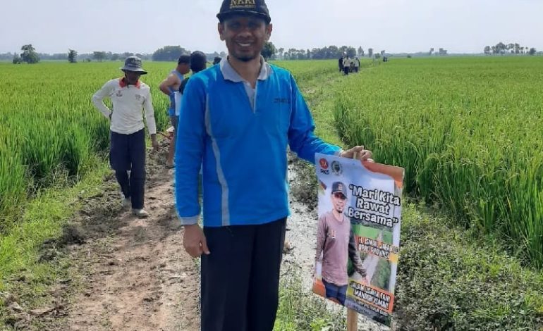  Anggota DPRD Lampung Ismail Jafar Gotong Royong Buka Jalan Usaha Tani