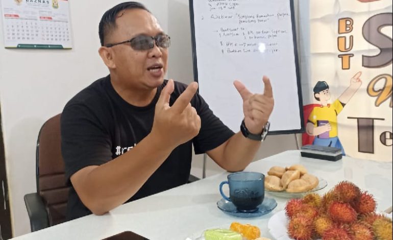  Adian Saputra Beri Materi Copy Writing LAZDAI Lampung, Kasih Target Unggah Konten Bagus Selama Ramadan
