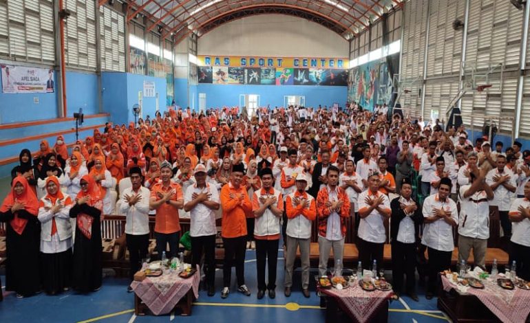  Kader PKS Padati GOR Ras Sport Yukumjaya, Mufti Salim: Satu Komando untuk Kemenangan 2024