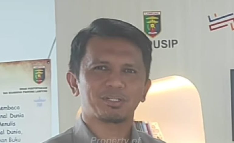  Anggota DPRD Lampung Vittorio Dwison Kunjungi Perpustakaan Modern Lampung