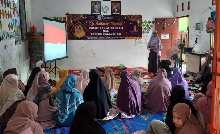 Salimah Mesuji Raker dan Tarhib Ramadan, Siti Maryamah Beri Arahan Program