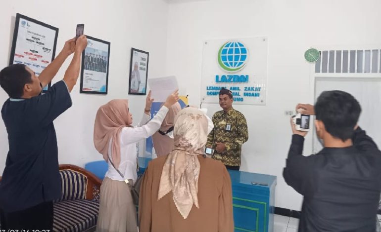  LAZDAI Lampung Jadi Panutan SPT Tahunan Online, KPP Bandar Lampung I Kasih Apresiasi