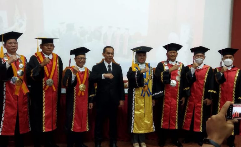  Rektor Universitas Lampung Lusmeilia Afriani Buka Ujian Doktor Hukum Gunawan Raka
