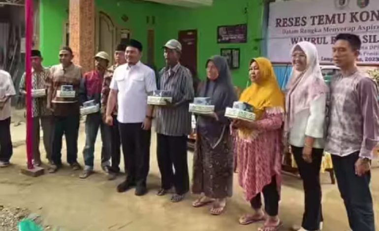  Anggota DPRD Lampung Wahrul Fauzi Silalahi Reses di Jatiagung