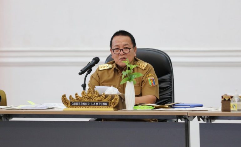  Rakor Jelang Idulfitri, Gubernur Arinal Djunaidi Minta Seluruh Sektor Persiapkan Skenario Antisipatif
