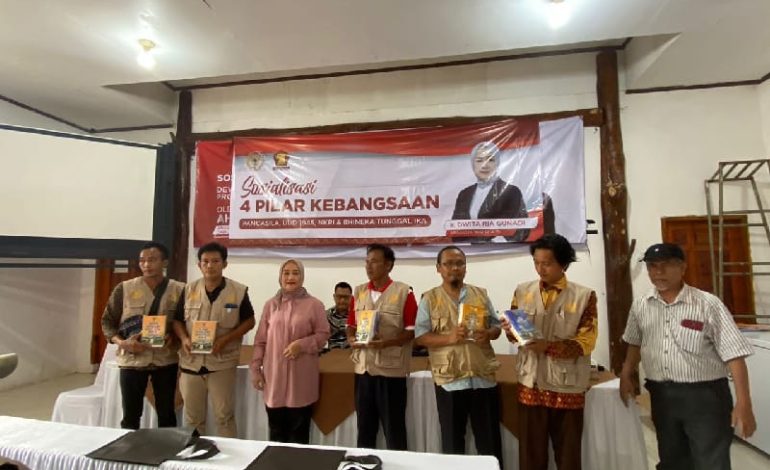  Dwita Ria Gunadi Sosialisasi 4 Pilar di Sekampung Udik Lampung Timur