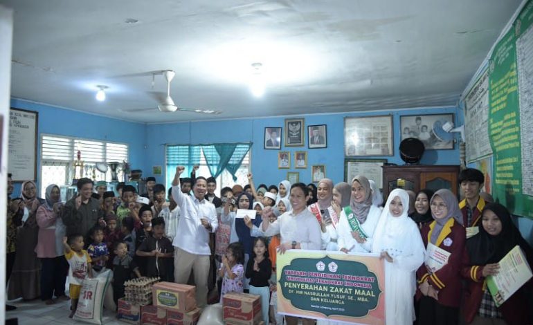  PTS Terbaik ASEAN Universitas Teknokrat Indonesia Salurkan Zakat Mal ke Panti Asuhan, Mahathir Muhammad Pesan Giat Belajar