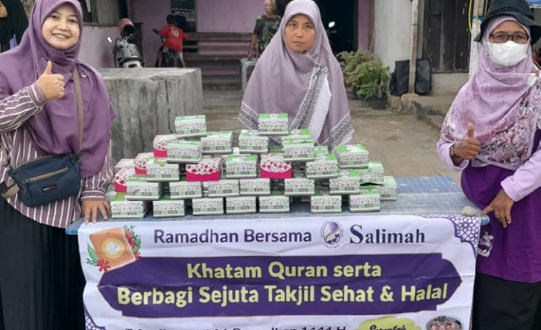  Salimah Pringsewu Bareng 3 Cabang Berbagi Sejuta Takjil, Dipusatkan di Sekitar Rumah Sakit Mitra Husada