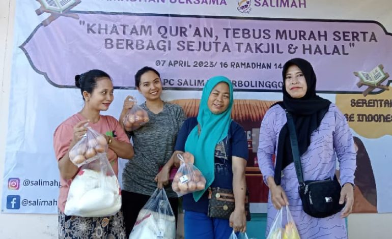  Salimah Purbolinggo Tebus Murah Sembako