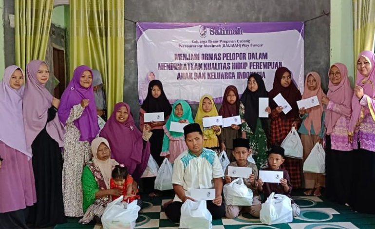  Salimah Way Bungur Santuni Yatim, Eni Porwati Sampaikan Terima Kasih untuk Donatur