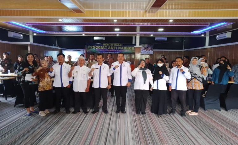  Dispora Fasilitasi Pegiat Antinarkoba Ikuti Sertifikasi