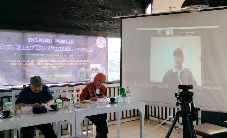  Diskusi Kota Baru Lampung, Abdul Hakim: Substansinya Baik, Pemprov Lampung Lebih Komprehensif dalam Perencanaan