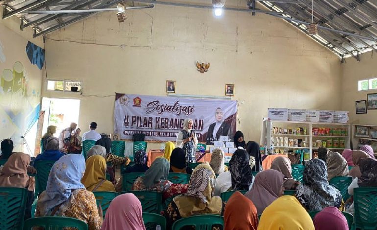  Sosialisasi 4 Pilar di Punggur, Dwita Ria Bahas Peran Perempuan Jaga NKRI