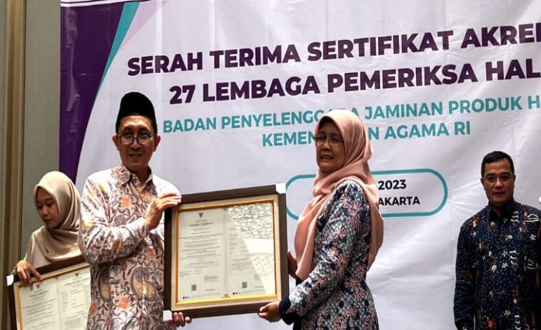  Resmi Terakreditasi, LPH BSPJI Bandar Lampung Mulai Layani Sertifikasi Produk Halal