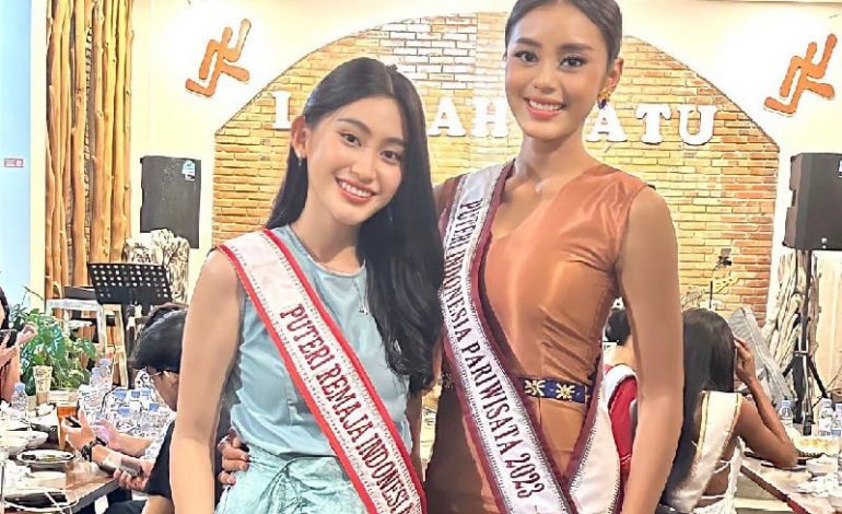  Model Lampung Maritza Khansa Farahdiba Jumpa Putri Kecantikan Dunia di Lembah Batu
