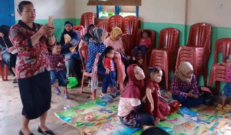  Mak Ganjar Peduli Kesehatan, Gelar Posyandu di Lampung Timur