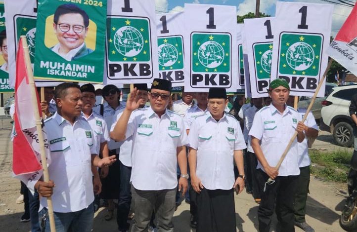  PKB daftar ke KPU diiringi sholawat