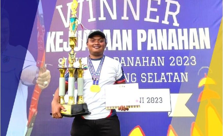  Atlet Panahan Universitas Teknokrat Indonesia Ricky Nic Kevin Raih 2 Emas Sirkuit 1 Tahun 2023