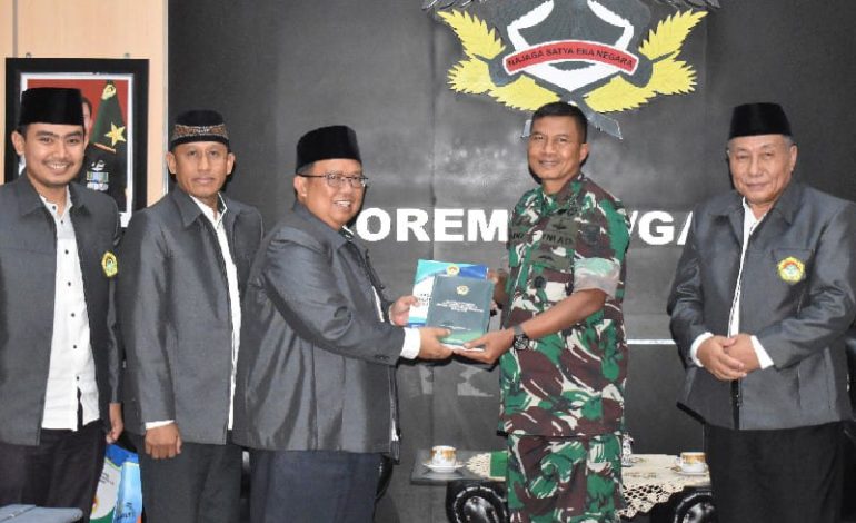  Pengurus DPW LDII Lampung Silaturahmi dengan Danrem 043 Garuda Hitam